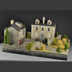 Village in Normandy - diorama 
