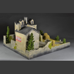 Village in Normandy - diorama 