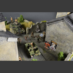 Village in Normandy - diorama 