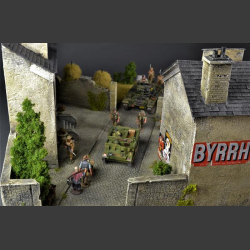 Village in Normandy - diorama 