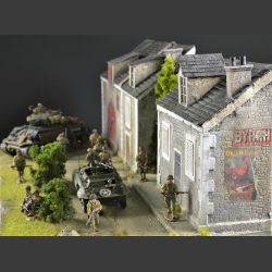Village in Normandy - Diorama