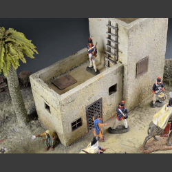 North African house - diorama 