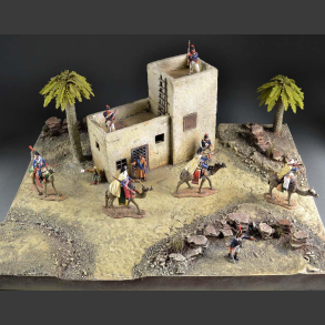 North African house - diorama 