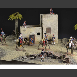 North African house - diorama 