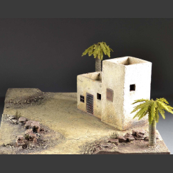 North African house - diorama 