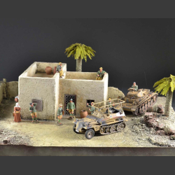 North African house - diorama