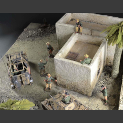 North African house - diorama