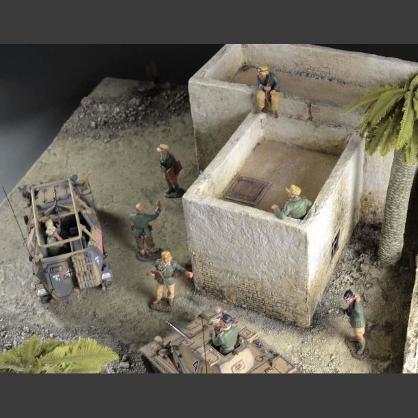 North African house - diorama