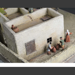 North African house - diorama