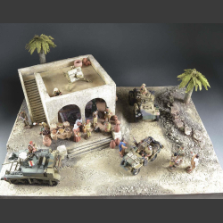 North African house - diorama