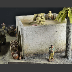 North African house - diorama