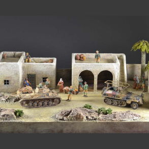 North African village - diorama 