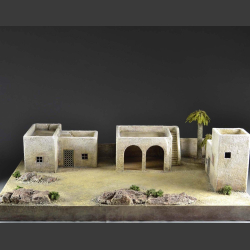 North African village - diorama 
