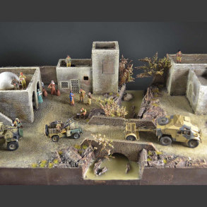North African village - diorama 