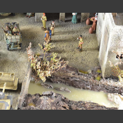 North African village - diorama 