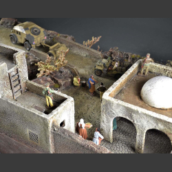 North African village - diorama 