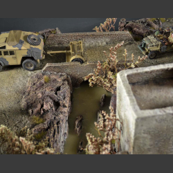 North African village - diorama 