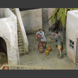 North African village - diorama 