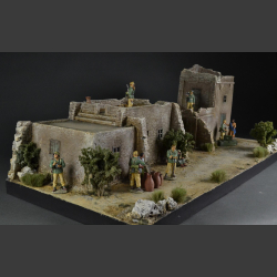 North African village - diorama 