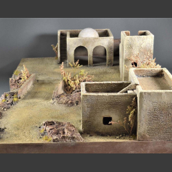 North African village - diorama 