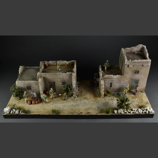 North African village - diorama 