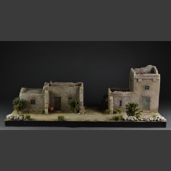 North African village - diorama 