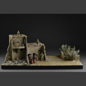 North African Ruin building - diorama