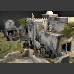 North African village - diorama 