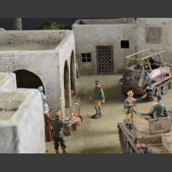 North African village - diorama 