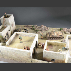 North African village - diorama 