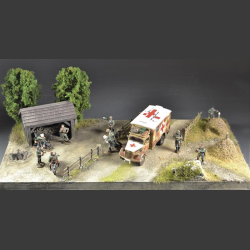 Land and fire-shed - Diorama 