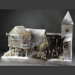 Medieval town - Diorama