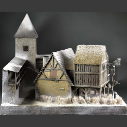 Medieval town - Diorama