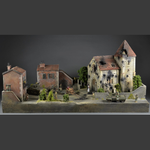 Italian village/church - Diorama 