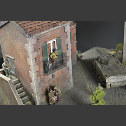 Italian village/church - Diorama 