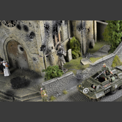 Italian village/church - Diorama 