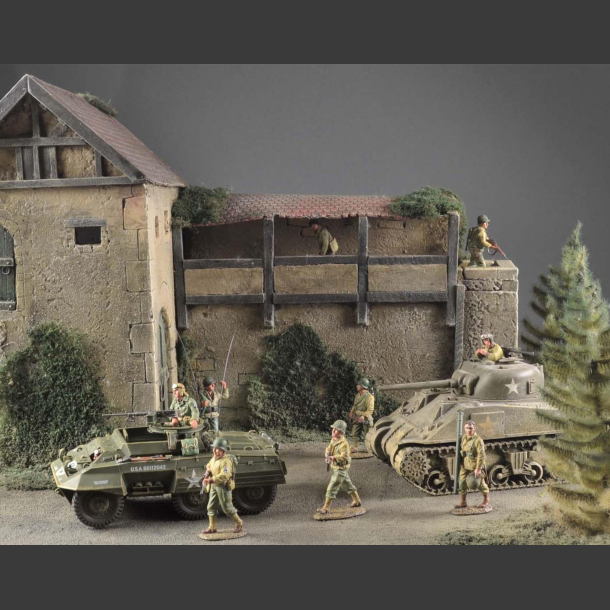 Village Wall and Tower - Diorama