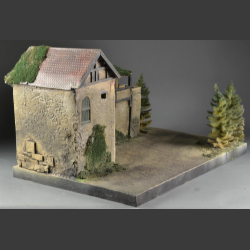 Village Wall and Tower - Diorama