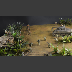 Jungle cliff - Diorama 
