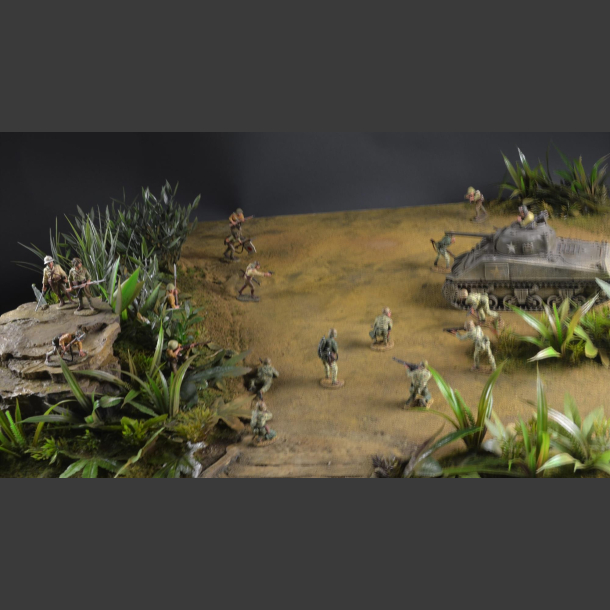 Jungle cliff - Diorama 
