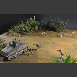 Jungle cliff - Diorama 