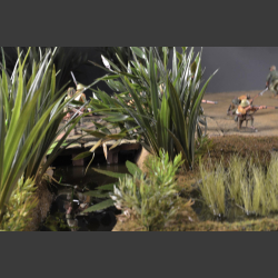 Jungle river and bridge - Diorama 