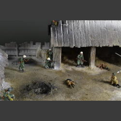 Russian village - Diorama