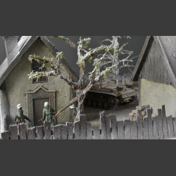Russian village - Diorama