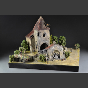 Saint Privat Church & Cemetery - Diorama