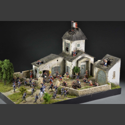 French wine farm - Diorama