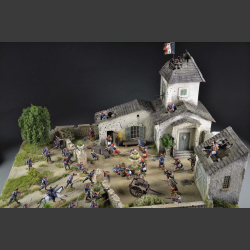 French wine farm - Diorama