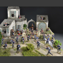French wine farm - Diorama