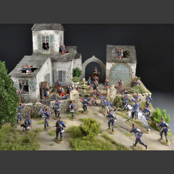 French wine farm - Diorama