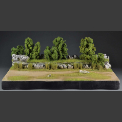 Meadow and forest - diorama